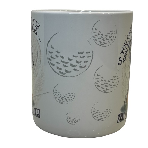BIG DOGS Golf Coffee Mug If You Can't Drive Stay on the Range Oversized Coffee - Picture 6 of 7